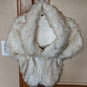 Faux Fur Wrap Shrug